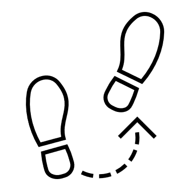 Pasos de baile contorno